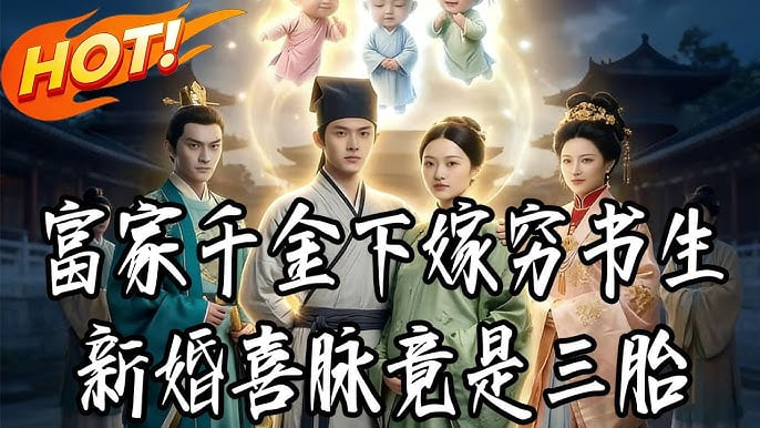富家千金下嫁穷书生新婚喜脉竟是三胎